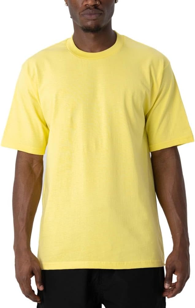 Pro Club Men's Heavyweight Cotton Short Sleeve Crew Neck T-Shirt