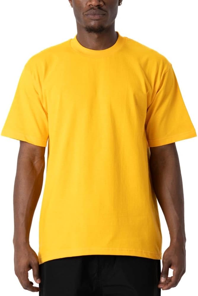 Pro Club Men's Heavyweight Cotton Short Sleeve Crew Neck T-Shirt