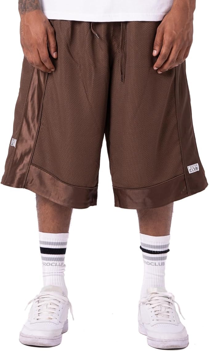 Pro Club Men's Heavyweight Mesh Basketball Shorts