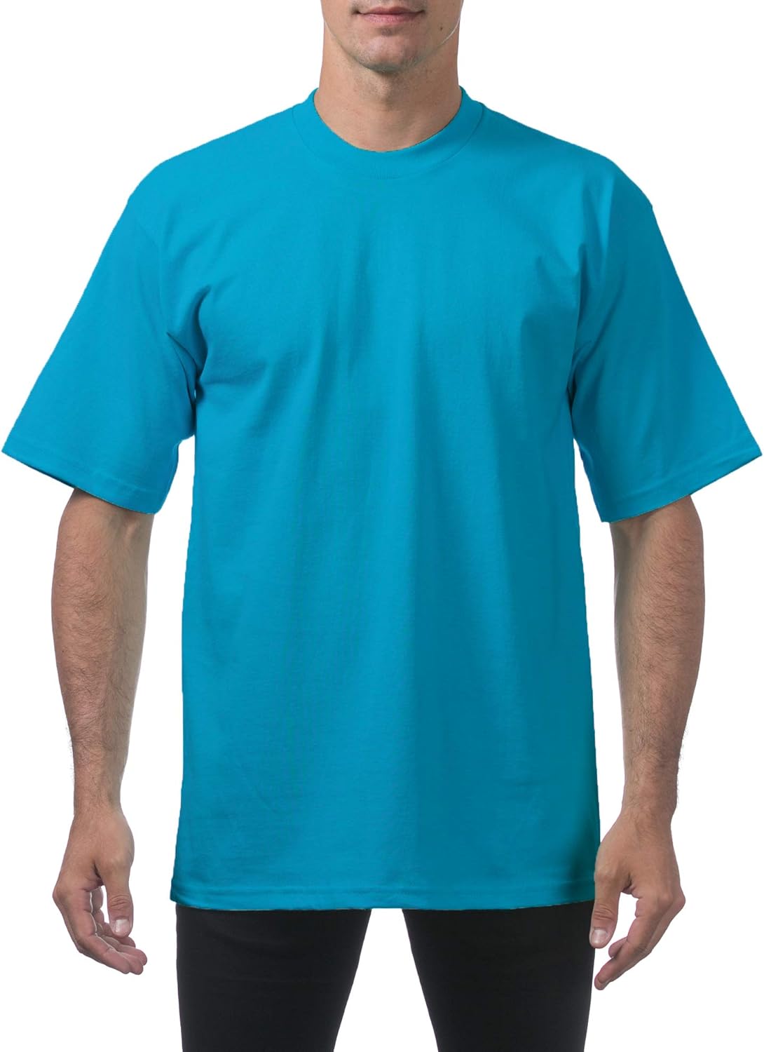 Pro Club Men's Heavyweight Cotton Short Sleeve Crew Neck T-Shirt
