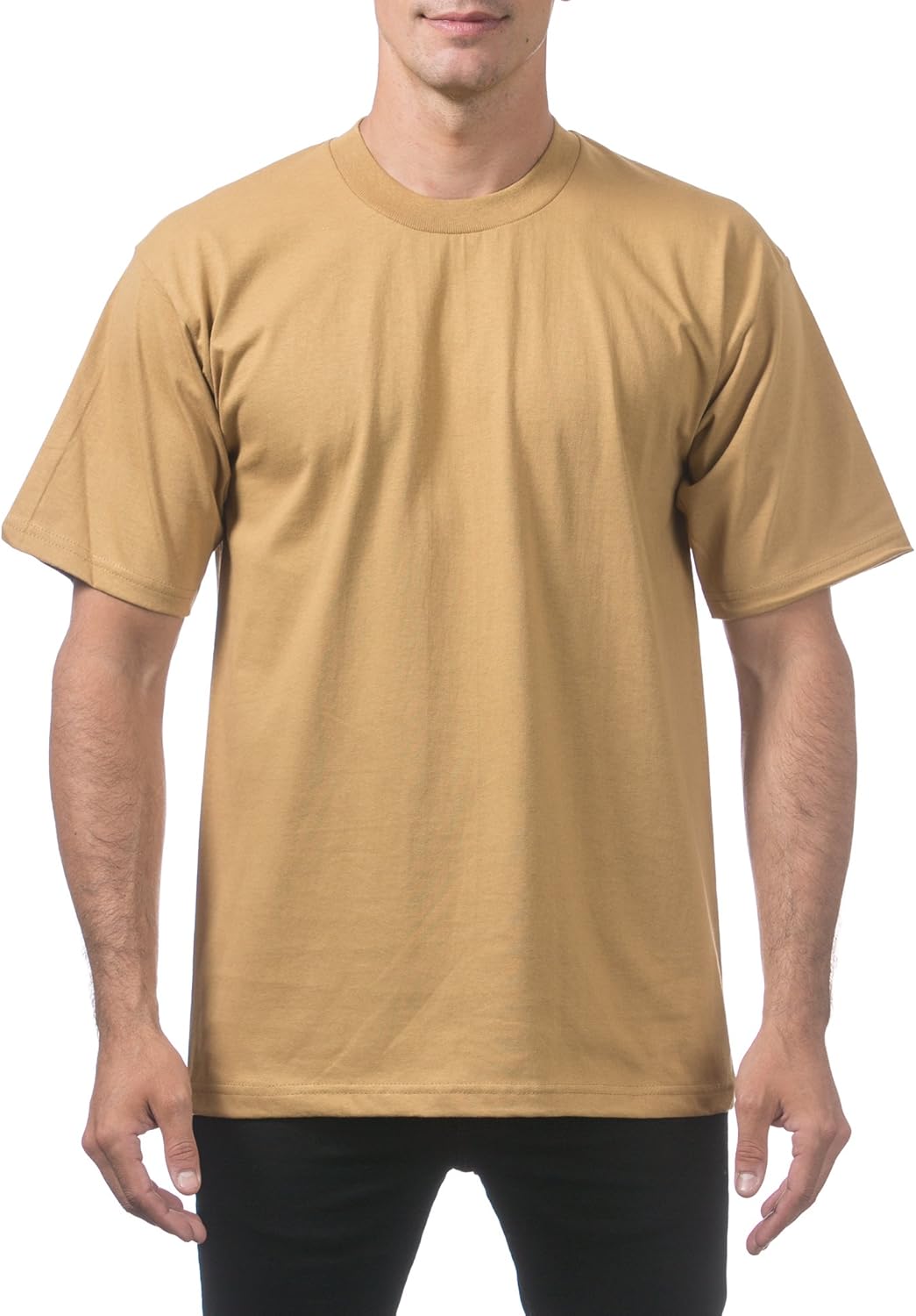 Pro Club Men's Heavyweight Cotton Short Sleeve Crew Neck T-Shirt