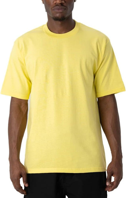 Pro Club Men's Heavyweight Cotton Short Sleeve Crew Neck T-Shirt