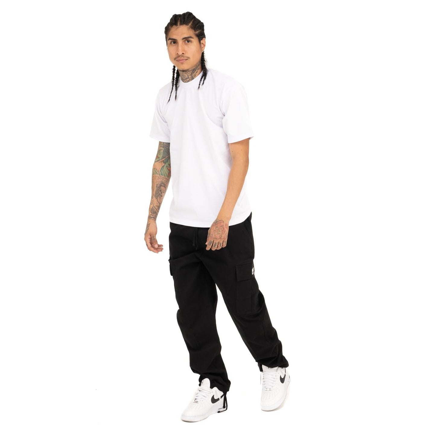 Pro Club Men's Heavyweight Stretch Twill Cargo Lounge Pant