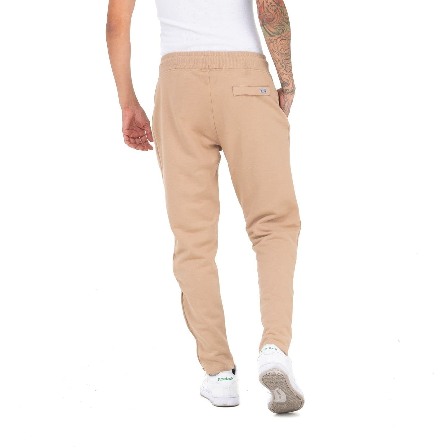 Pro Club Men's Heavyweight French Terry Training Sweatpants, Khaki, Small