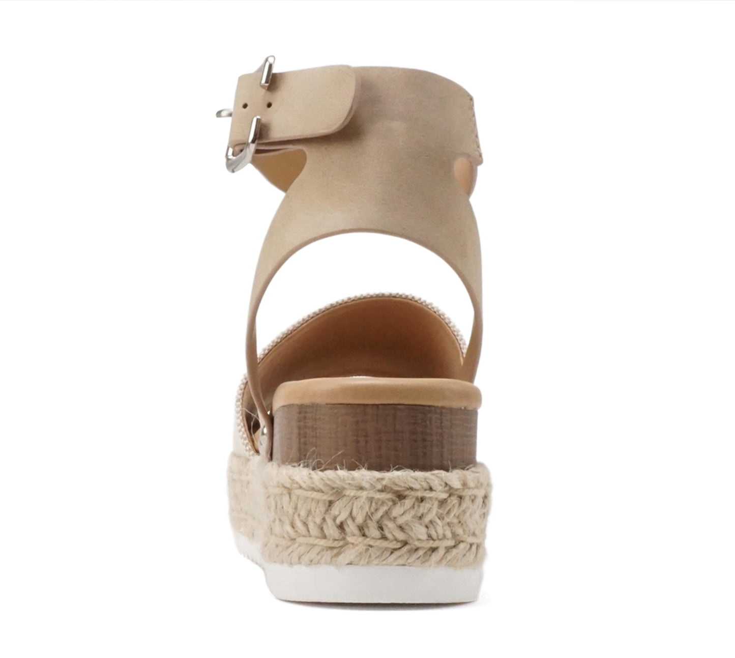 Soda Topic Open Toe Buckle Ankle Strap Espadrilles Casual Sandal