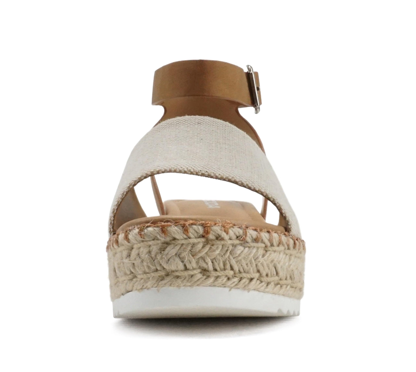 Soda Topic Open Toe Buckle Ankle Strap Espadrilles Casual Sandal