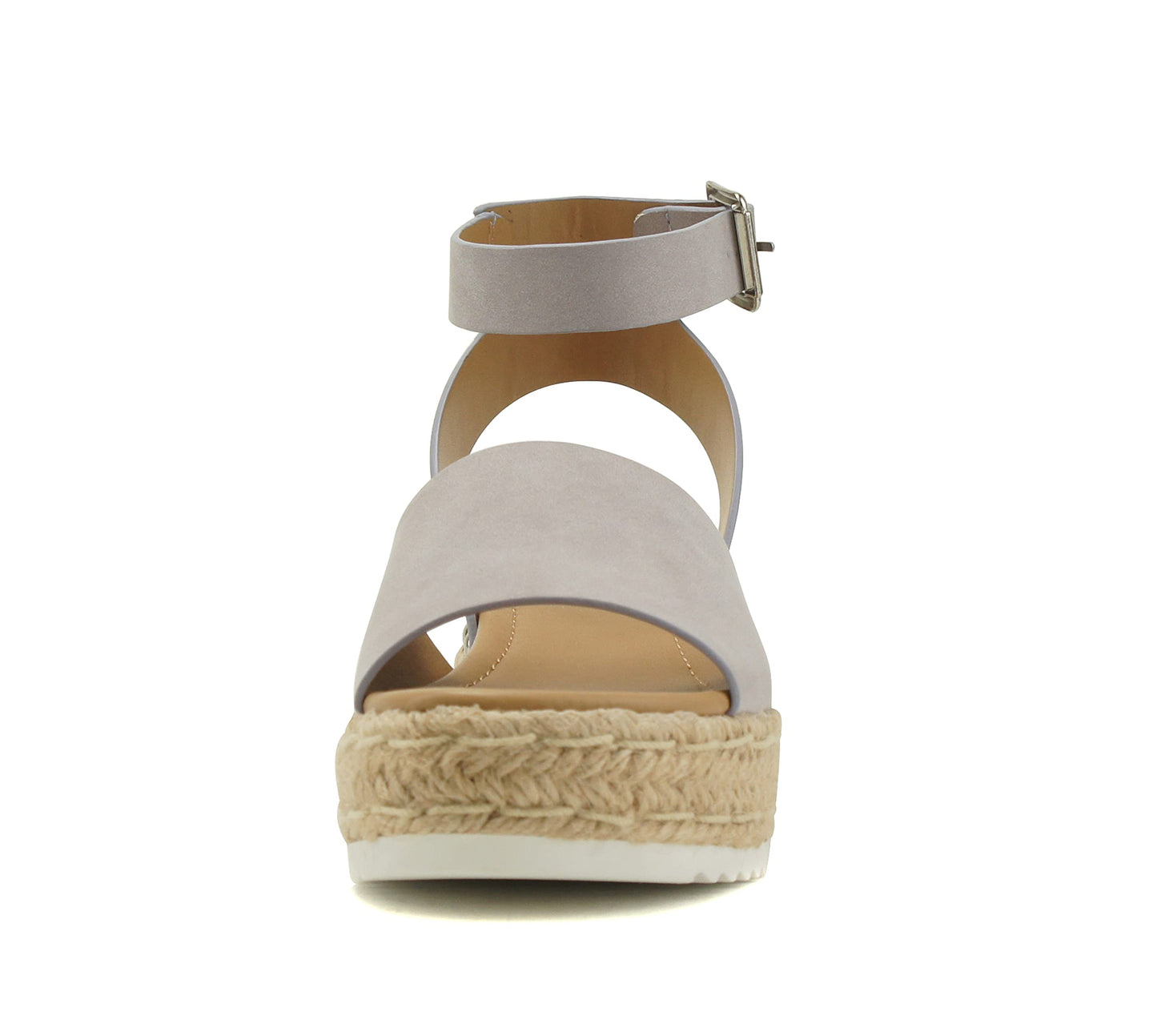 Soda Topic Open Toe Buckle Ankle Strap Espadrilles Casual Sandal