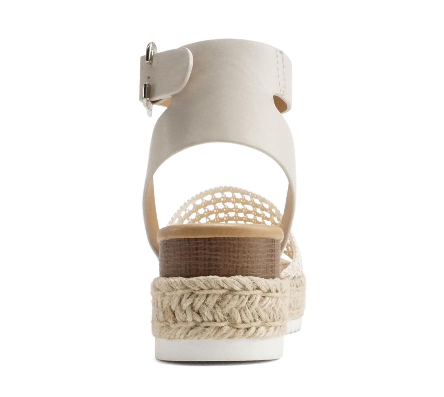 Soda Topic Open Toe Buckle Ankle Strap Espadrilles Casual Sandal