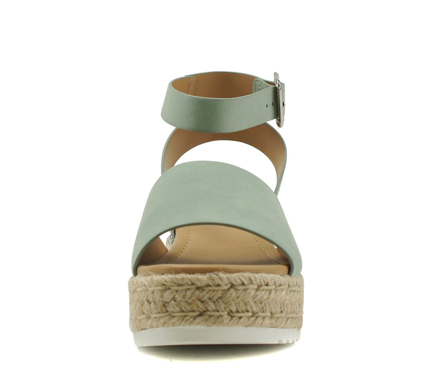 Soda Topic Open Toe Buckle Ankle Strap Espadrilles Casual Sandal