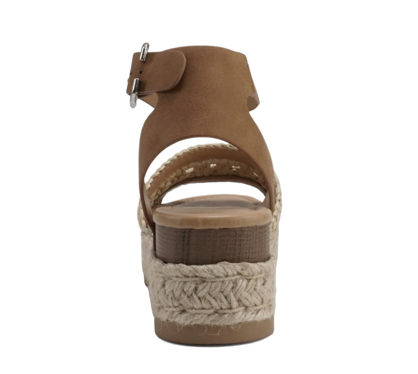 Soda Topic Open Toe Buckle Ankle Strap Espadrilles Casual Sandal