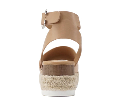 Soda Topic Open Toe Buckle Ankle Strap Espadrilles Casual Sandal
