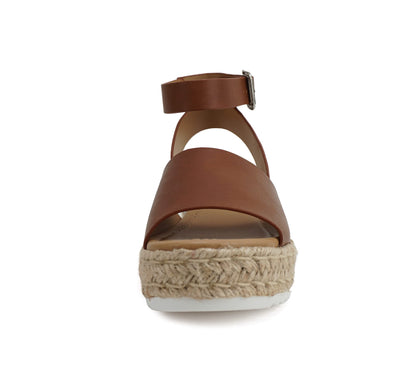 Soda Topic Open Toe Buckle Ankle Strap Espadrilles Casual Sandal