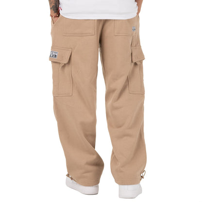 Pro Club Men's Heavyweight Fleece Cargo Pants, Medium, Black