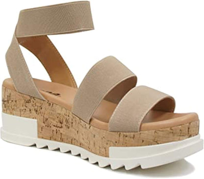 Soda Women's Topic Beige Tan 9 B(M) US