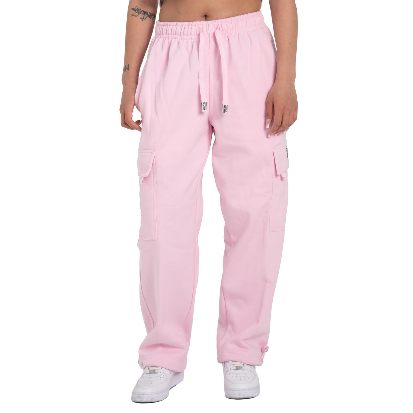 Pro Club Men's Heavyweight Fleece Cargo Pants, Medium, Black