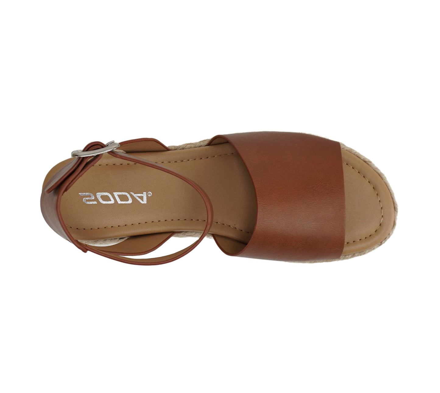 Soda Topic Open Toe Buckle Ankle Strap Espadrilles Casual Sandal