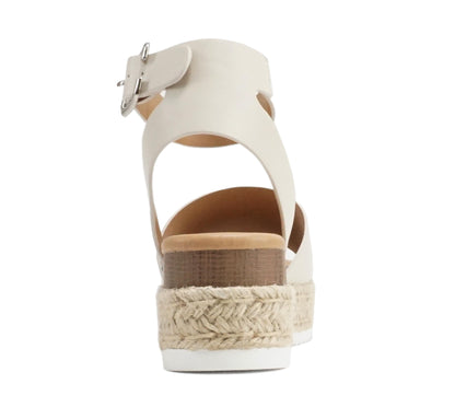 Soda Topic Open Toe Buckle Ankle Strap Espadrilles Casual Sandal