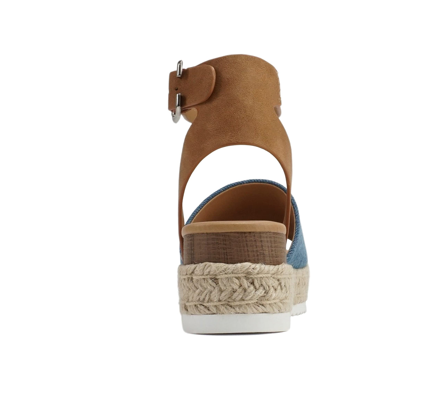 Soda Topic Open Toe Buckle Ankle Strap Espadrilles Casual Sandal