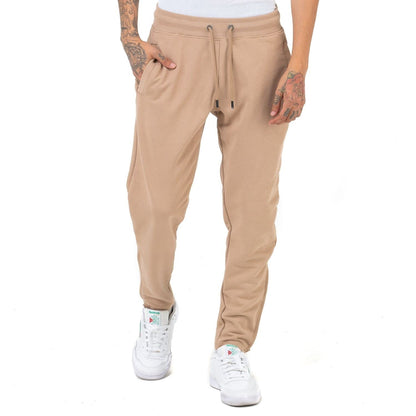 Pro Club Men's Heavyweight French Terry Training Sweatpants, Khaki, Small