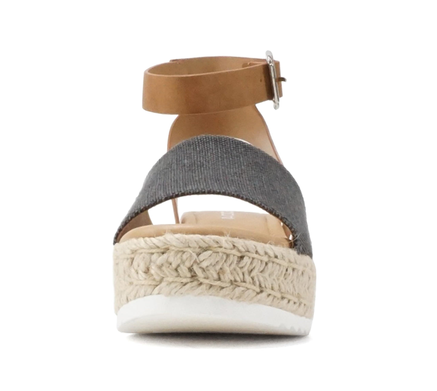 Soda Topic Open Toe Buckle Ankle Strap Espadrilles Casual Sandal