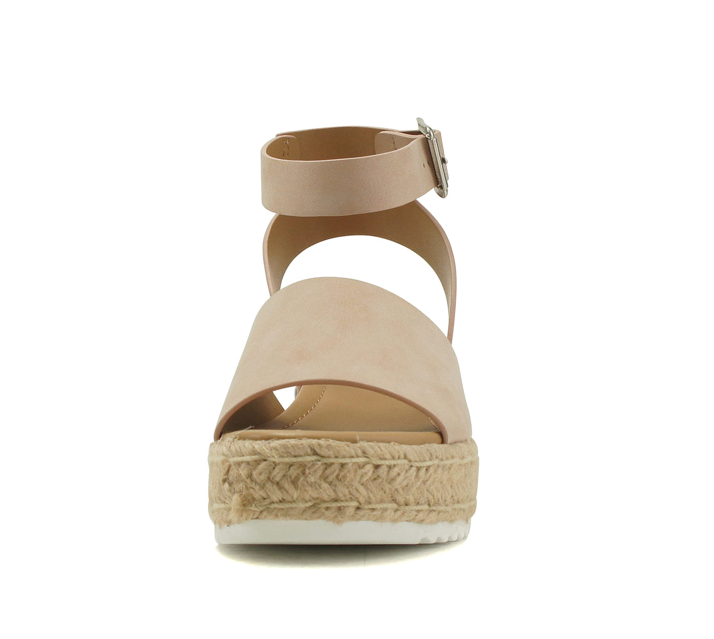 Soda Topic Open Toe Buckle Ankle Strap Espadrilles Casual Sandal