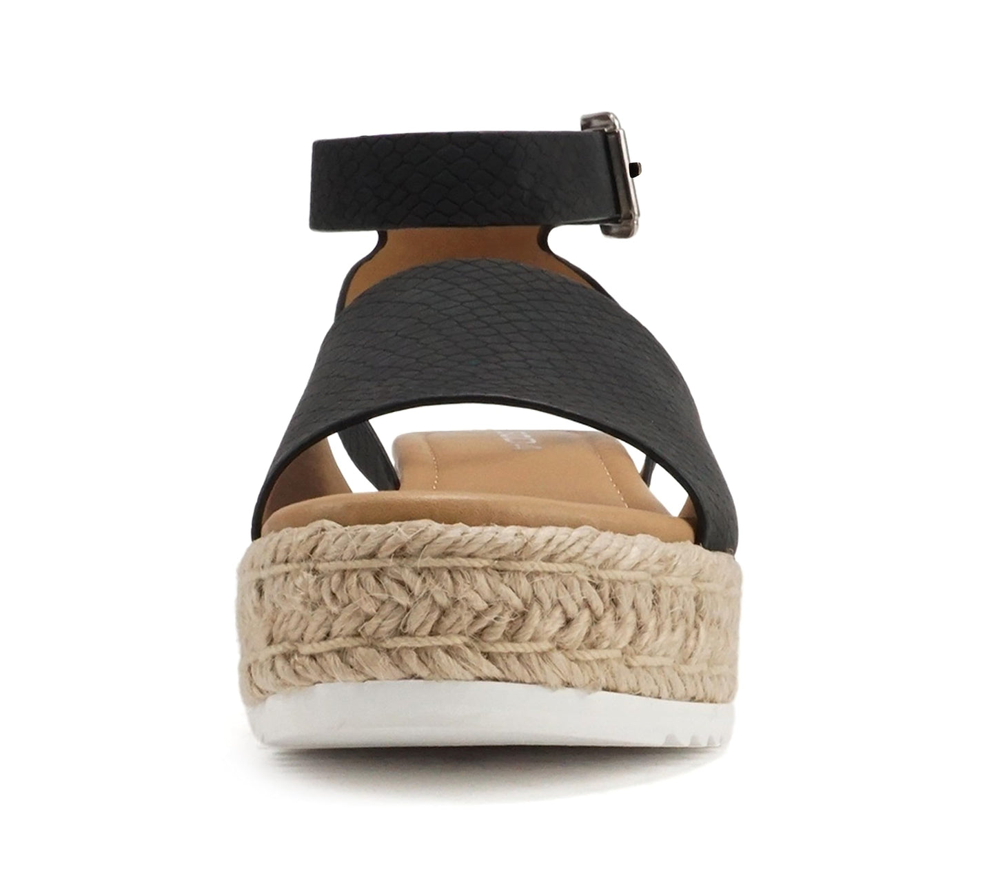 Soda Topic Open Toe Buckle Ankle Strap Espadrilles Casual Sandal