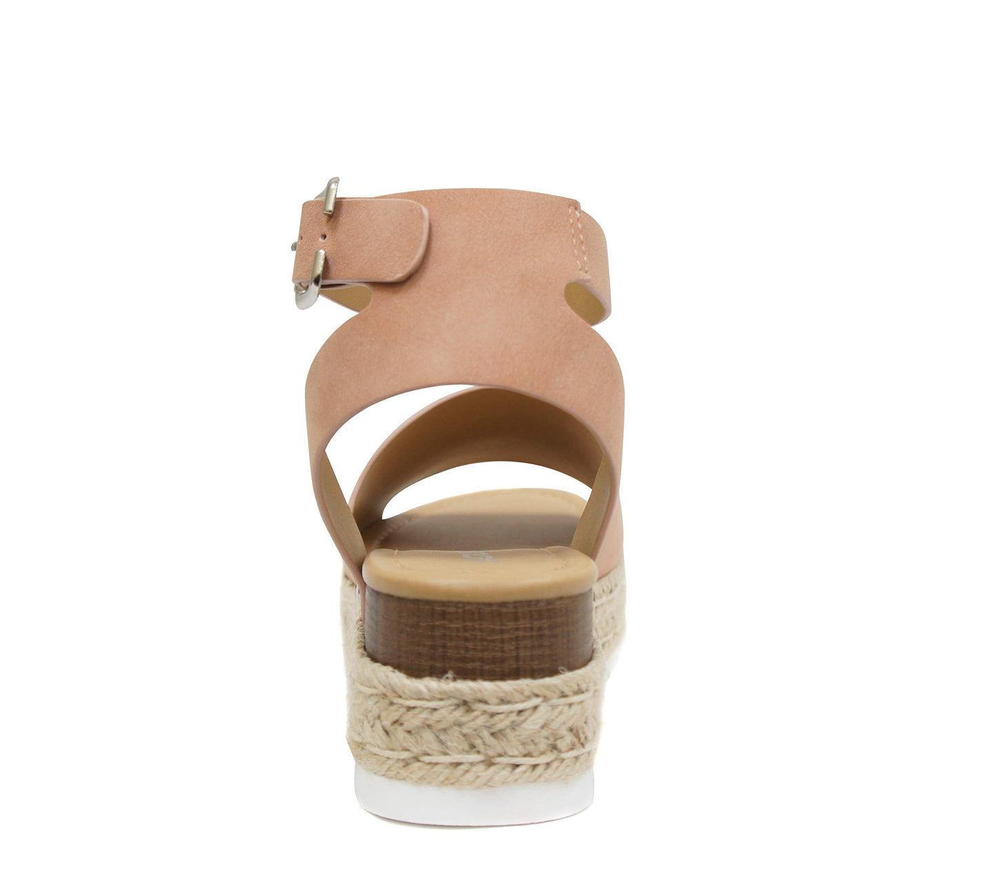 Soda Topic Open Toe Buckle Ankle Strap Espadrilles Casual Sandal