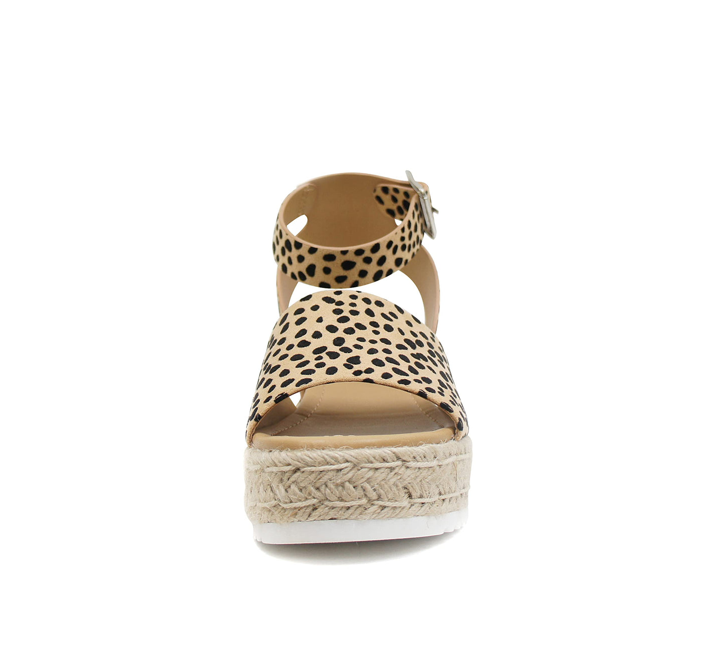 Soda Topic Open Toe Buckle Ankle Strap Espadrilles Casual Sandal