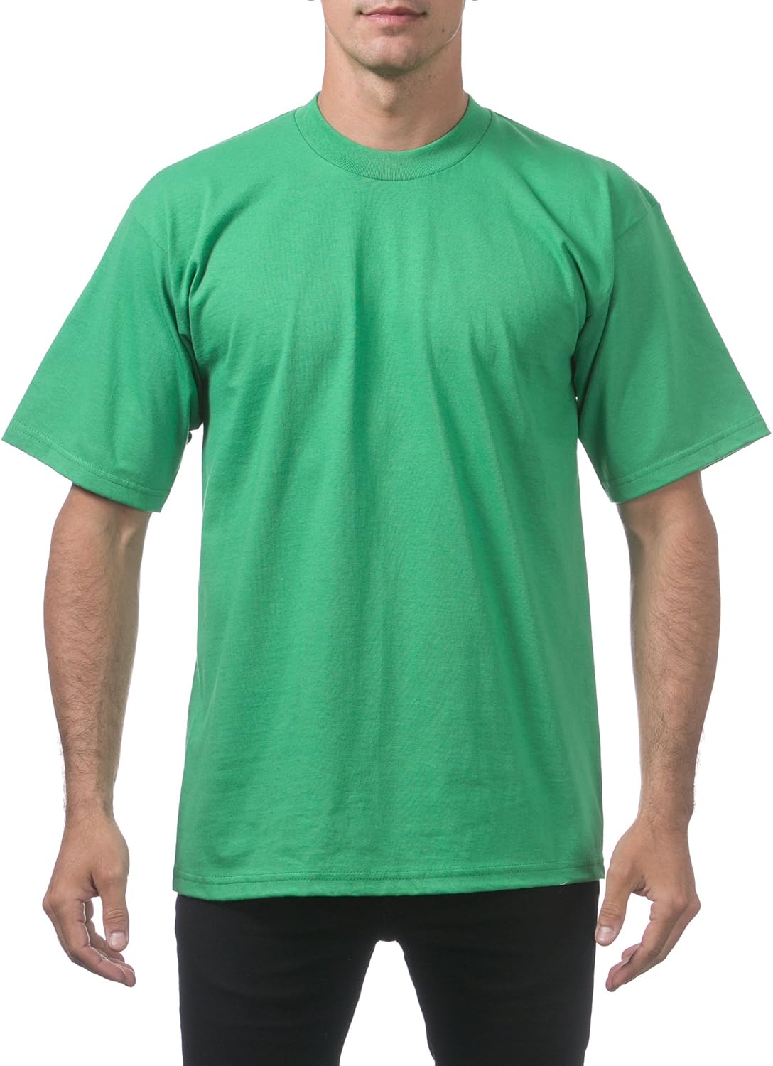 Pro Club Men's Heavyweight Cotton Short Sleeve Crew Neck T-Shirt