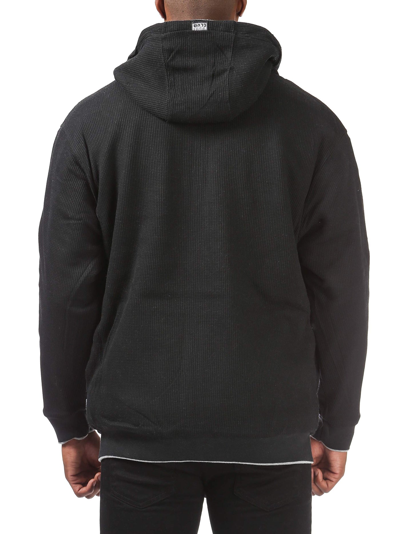 Pro Club Men's Full Zip Reversible Fleece and Thermal Hoodie