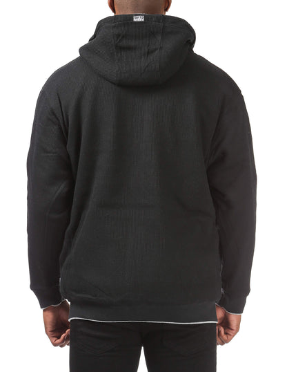 Pro Club Men's Full Zip Reversible Fleece and Thermal Hoodie