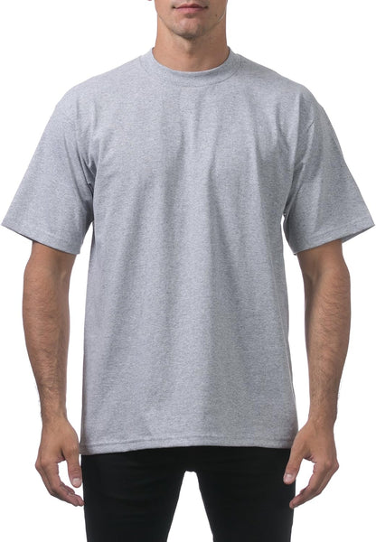 Pro Club Men's Heavyweight Cotton Short Sleeve Crew Neck T-Shirt