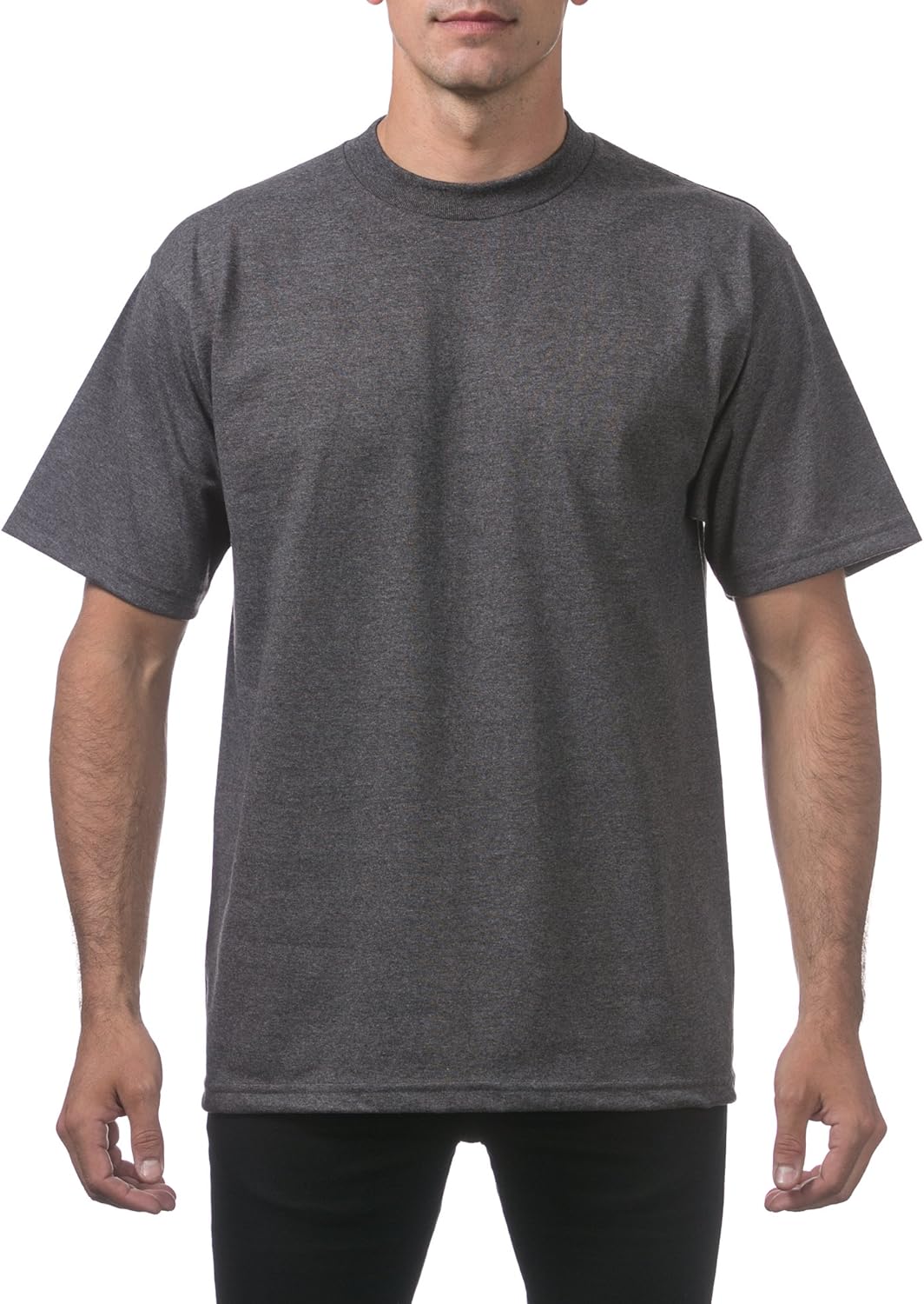 Pro Club Men's Heavyweight Cotton Short Sleeve Crew Neck T-Shirt