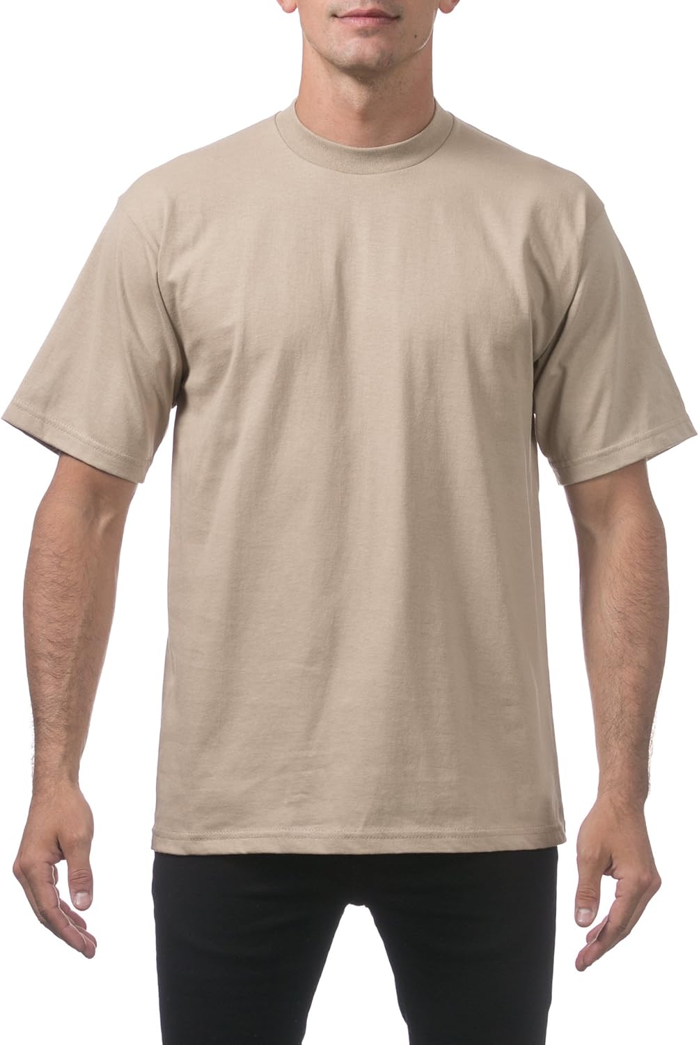 Pro Club Men's Heavyweight Cotton Short Sleeve Crew Neck T-Shirt