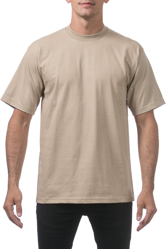 Pro Club Men's Heavyweight Cotton Short Sleeve Crew Neck T-Shirt