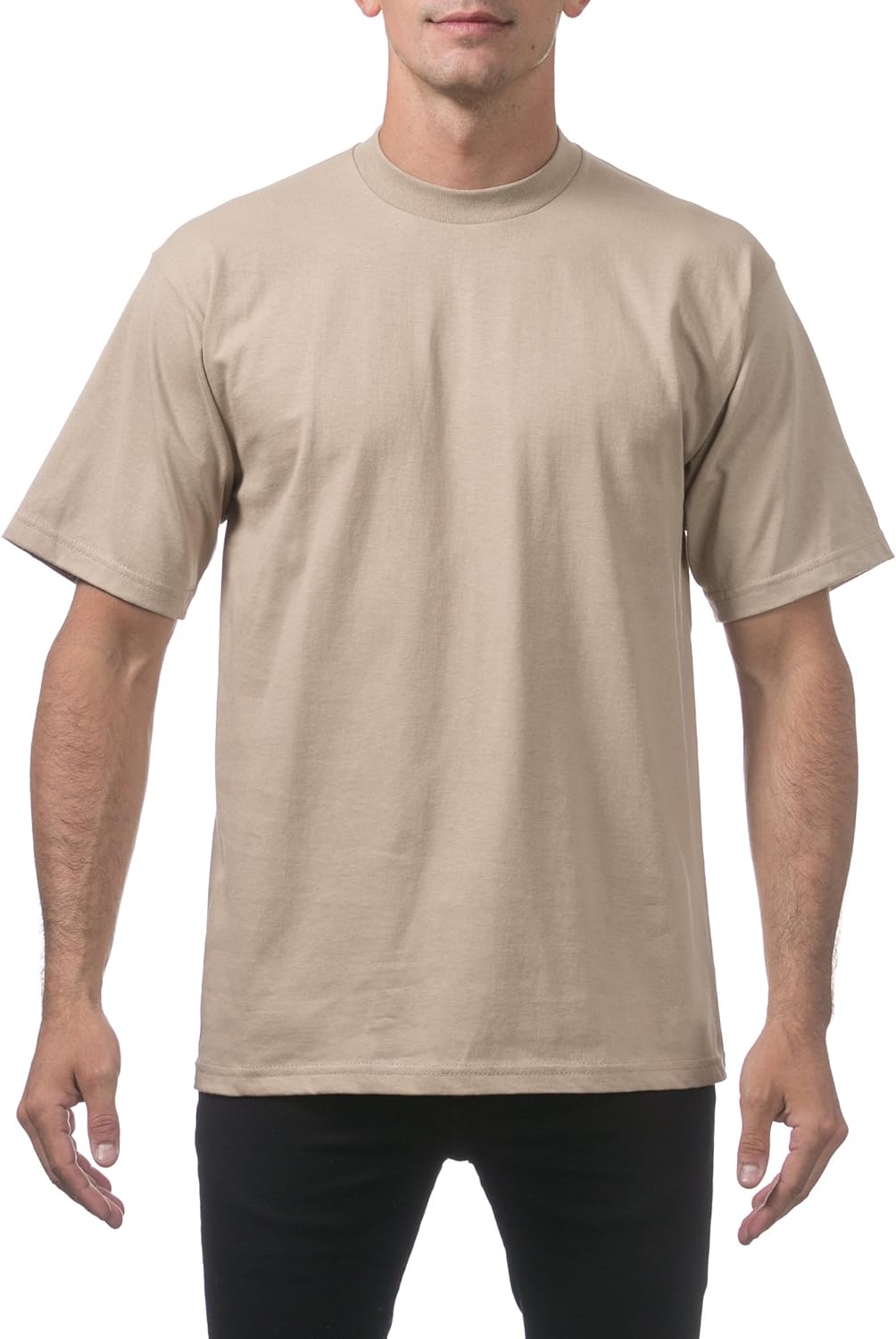 Pro Club Men's Heavyweight Cotton Short Sleeve Crew Neck T-Shirt