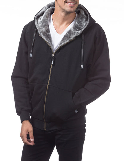 Pro Club Men's Heavyweight Pile Full Zip Hoodie