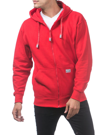 Pro Club Men's Heavyweight Full Zip Fleece Hoodie