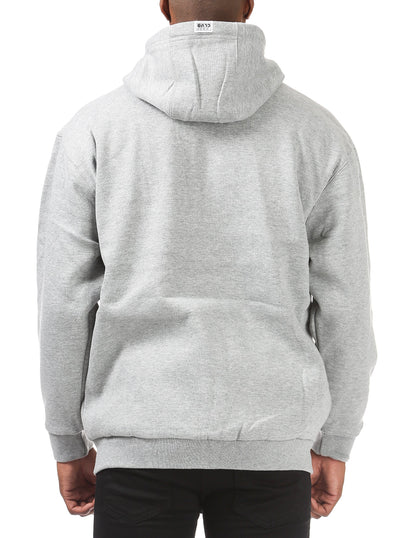 Pro Club Men's Full Zip Reversible Fleece and Thermal Hoodie