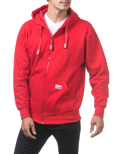 Pro Club Men's Heavyweight Full Zip Fleece Hoodie
