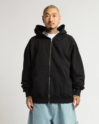 12.0oz Max Heavy Fleece Garment Dye Double Zip Hoodie