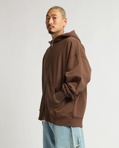 12.0oz Max Heavy Fleece Garment Dye Double Zip Hoodie