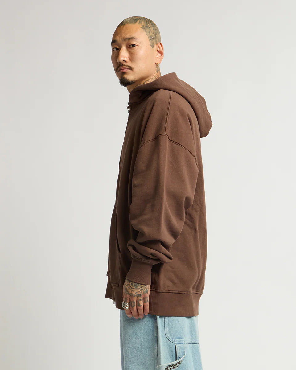 12.0oz Max Heavy Fleece Garment Dye Double Zip Hoodie