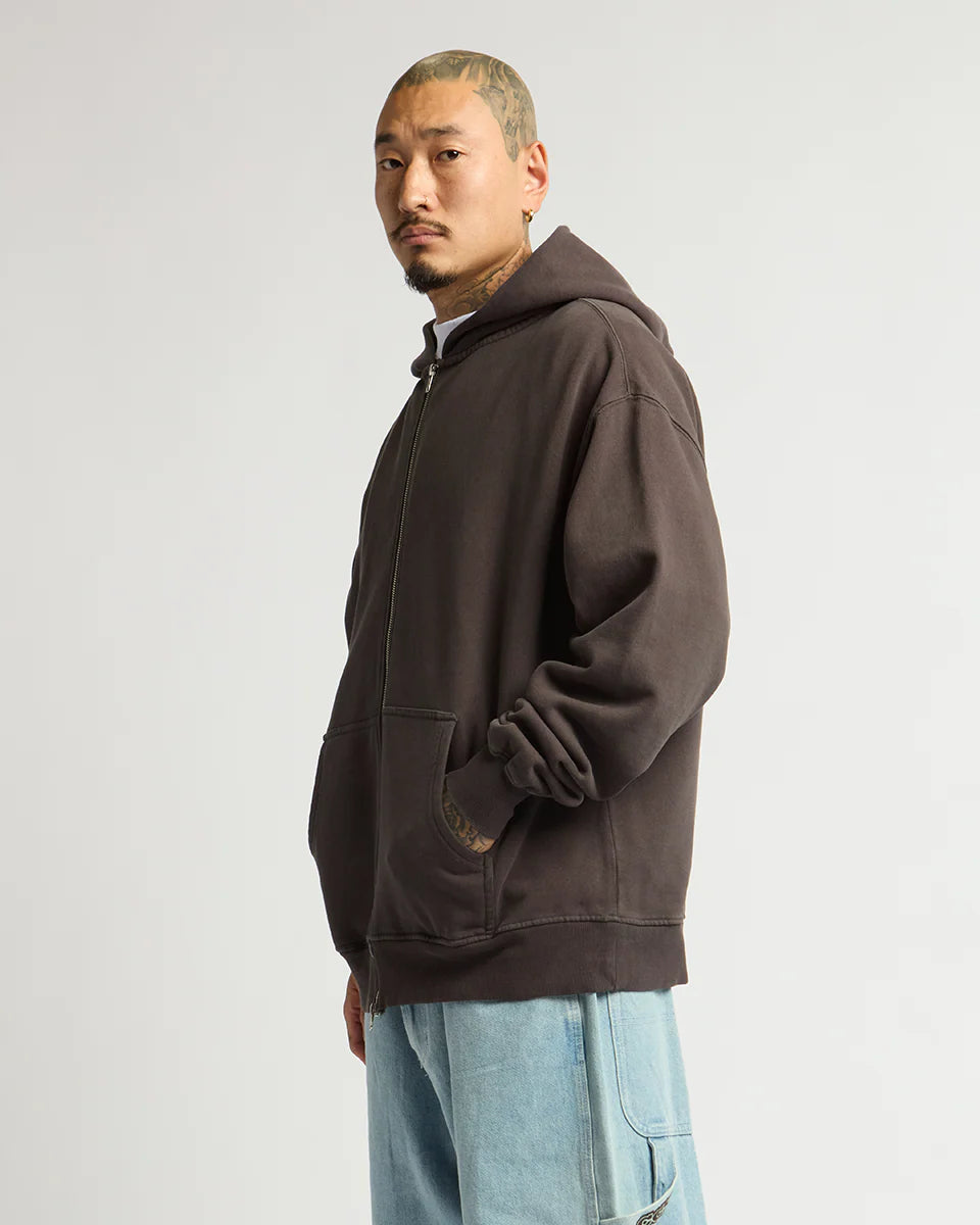 12.0oz Max Heavy Fleece Garment Dye Double Zip Hoodie