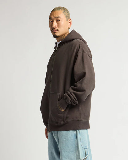 12.0oz Max Heavy Fleece Garment Dye Double Zip Hoodie