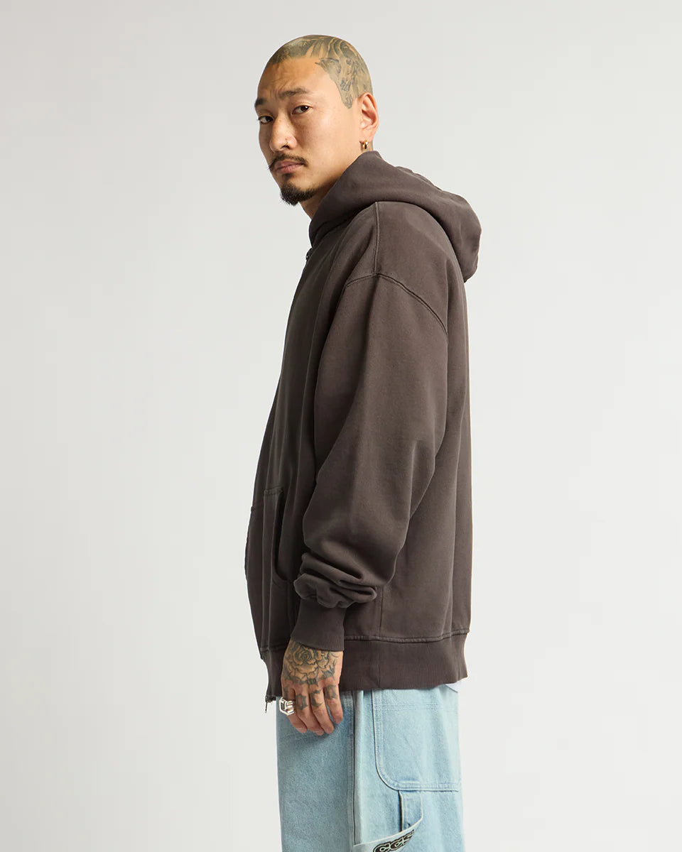 12.0oz Max Heavy Fleece Garment Dye Double Zip Hoodie